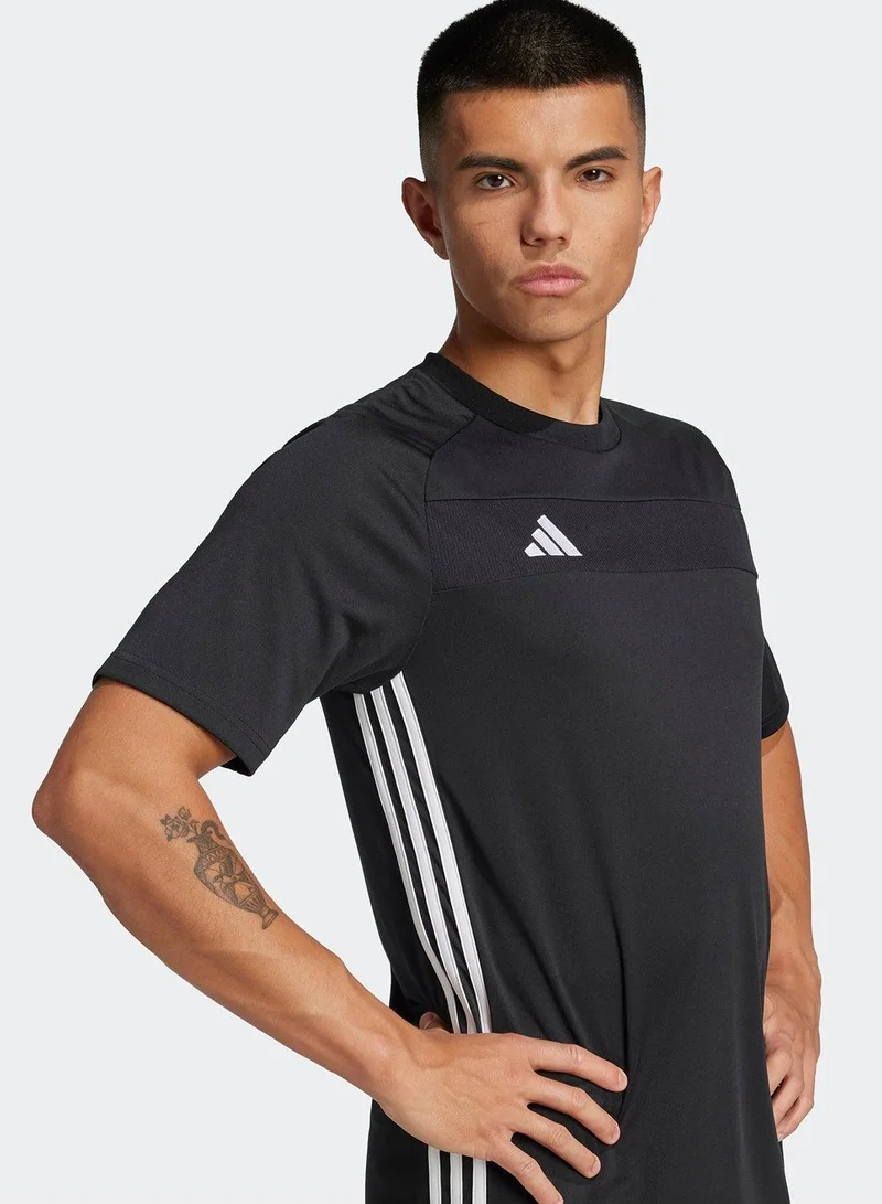 Adidas Tiro Es Jsy Black Football Jerseys For Men Xs